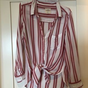 Oversized button down shirt